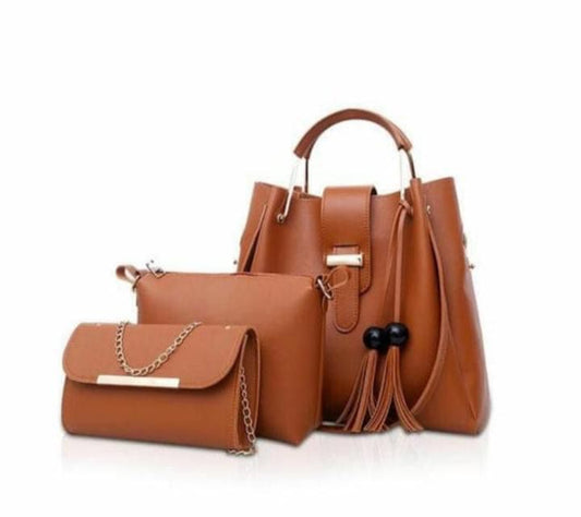 Women's PU Leather Handbag, Crossbody Bag & Clutch