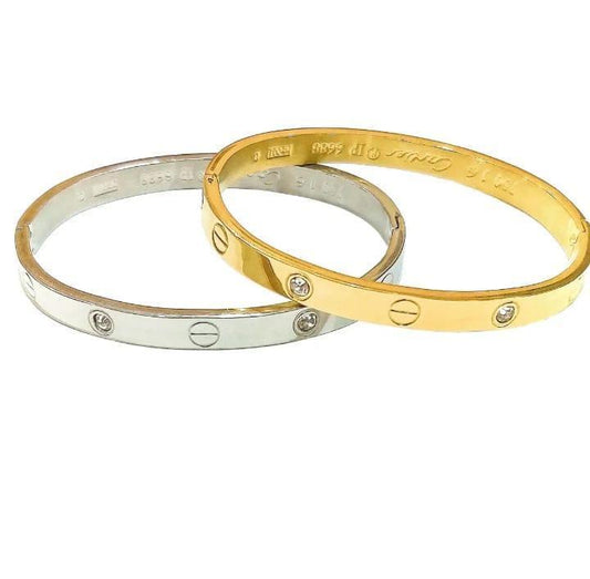 2 Pcs cartier Stainless Steet Bangles