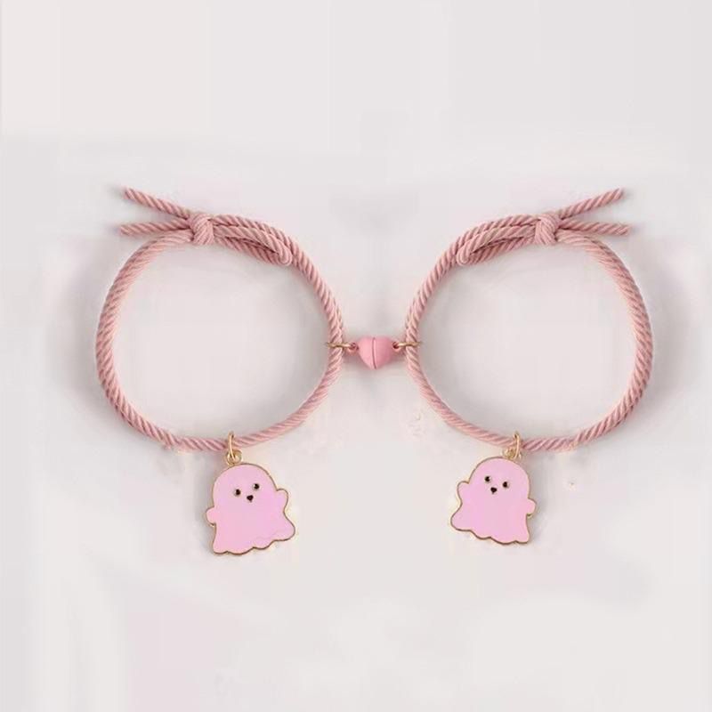 Trendy Magnetic Best-Friend Heart Ghost Bracelets